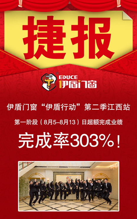 著名門窗品牌伊盾實(shí)地幫扶再創(chuàng)行業(yè)新高——9天增長(zhǎng)303%！