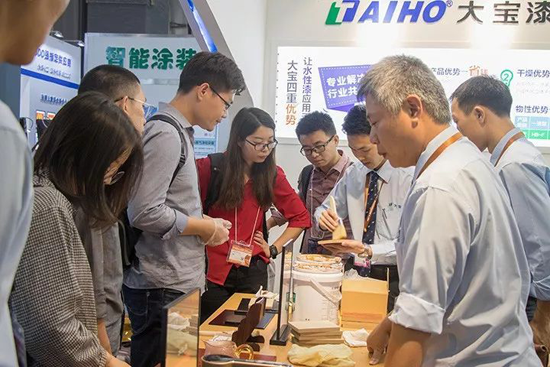 大寶漆亮相國際家具材料展，有款產(chǎn)品很驚艷