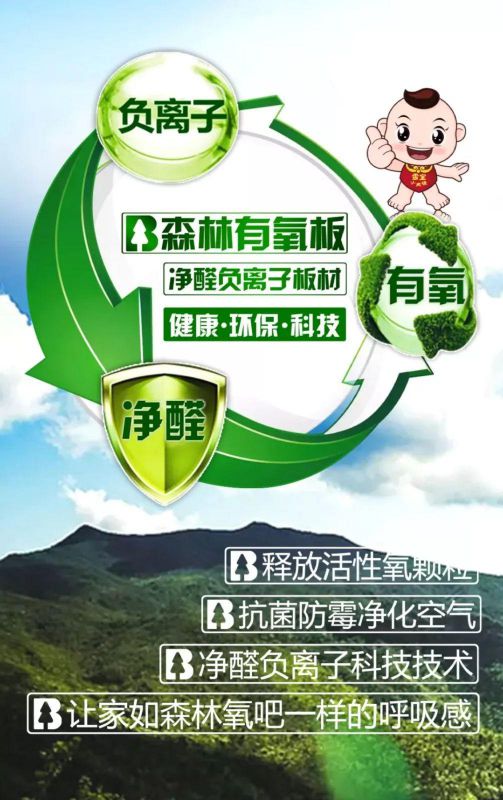 品牌產(chǎn)品|雪寶森林有氧板，有效釋放負氧離子長達15年
