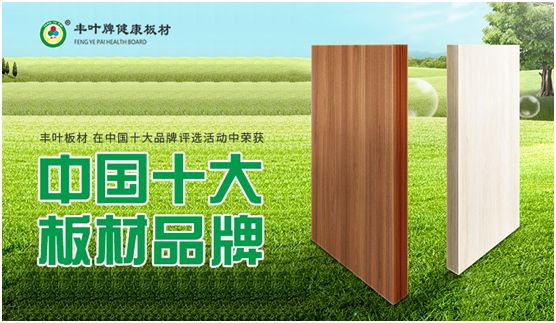 專(zhuān)業(yè)成就品牌 豐葉板材蟬聯(lián)“中國(guó)十大板材品牌”