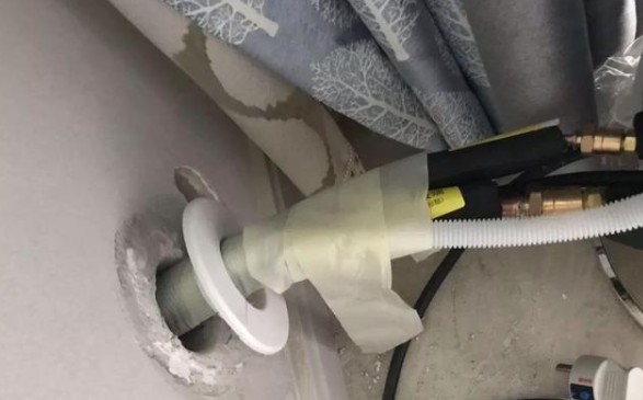 空調(diào)掛機(jī)排水管與空調(diào)眼一樣高，可以嗎？