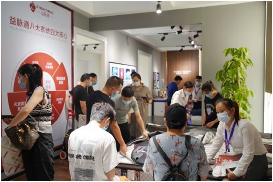 展會第三天，智能健康床墊益脈通，熱度不減!