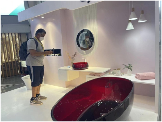 展會現(xiàn)場丨佛山陶博會盛大舉行，創(chuàng)品高衛(wèi)浴引爆全場